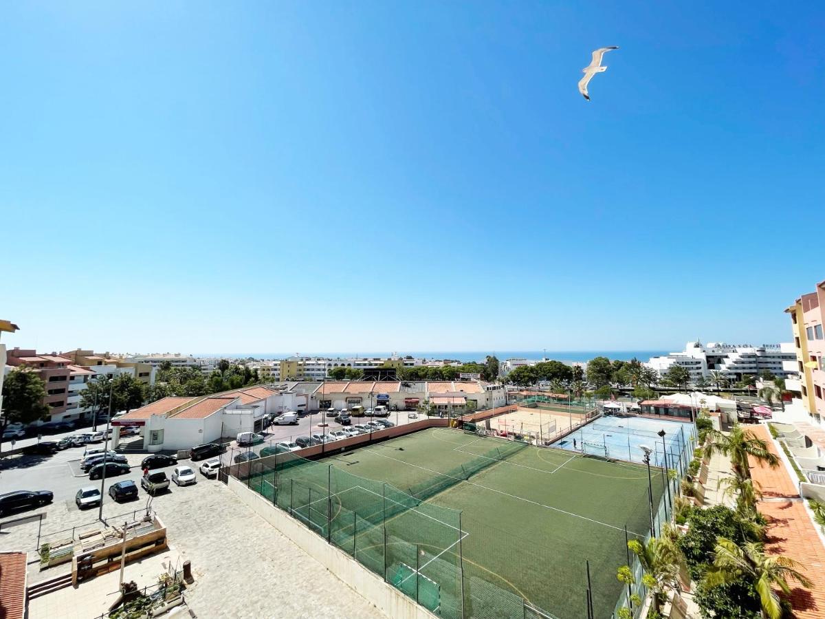 Panoramic Seaview - 2 Bedroom, Main Ave, 15 Min Walk Beach, Workspace Albufeira Extérieur photo