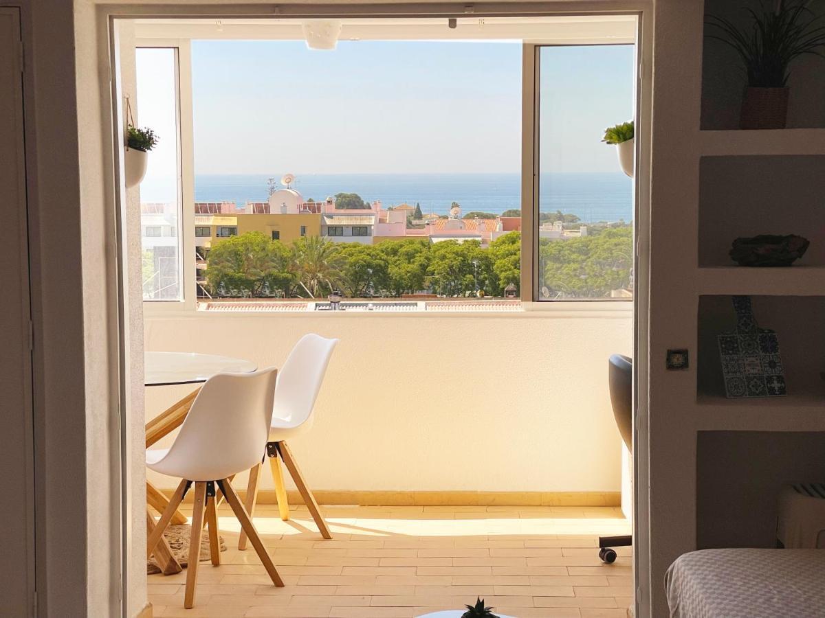 Panoramic Seaview - 2 Bedroom, Main Ave, 15 Min Walk Beach, Workspace Albufeira Extérieur photo