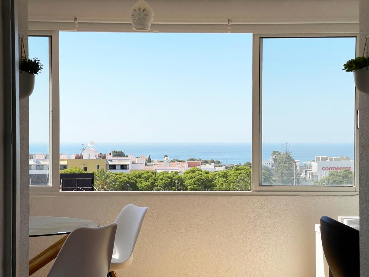 Panoramic Seaview - 2 Bedroom, Main Ave, 15 Min Walk Beach, Workspace Albufeira Extérieur photo