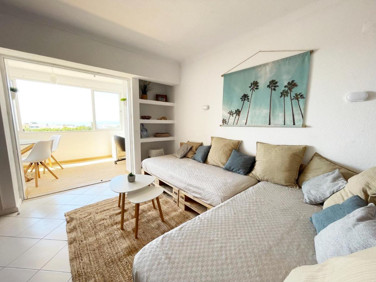 Panoramic Seaview - 2 Bedroom, Main Ave, 15 Min Walk Beach, Workspace Albufeira Extérieur photo